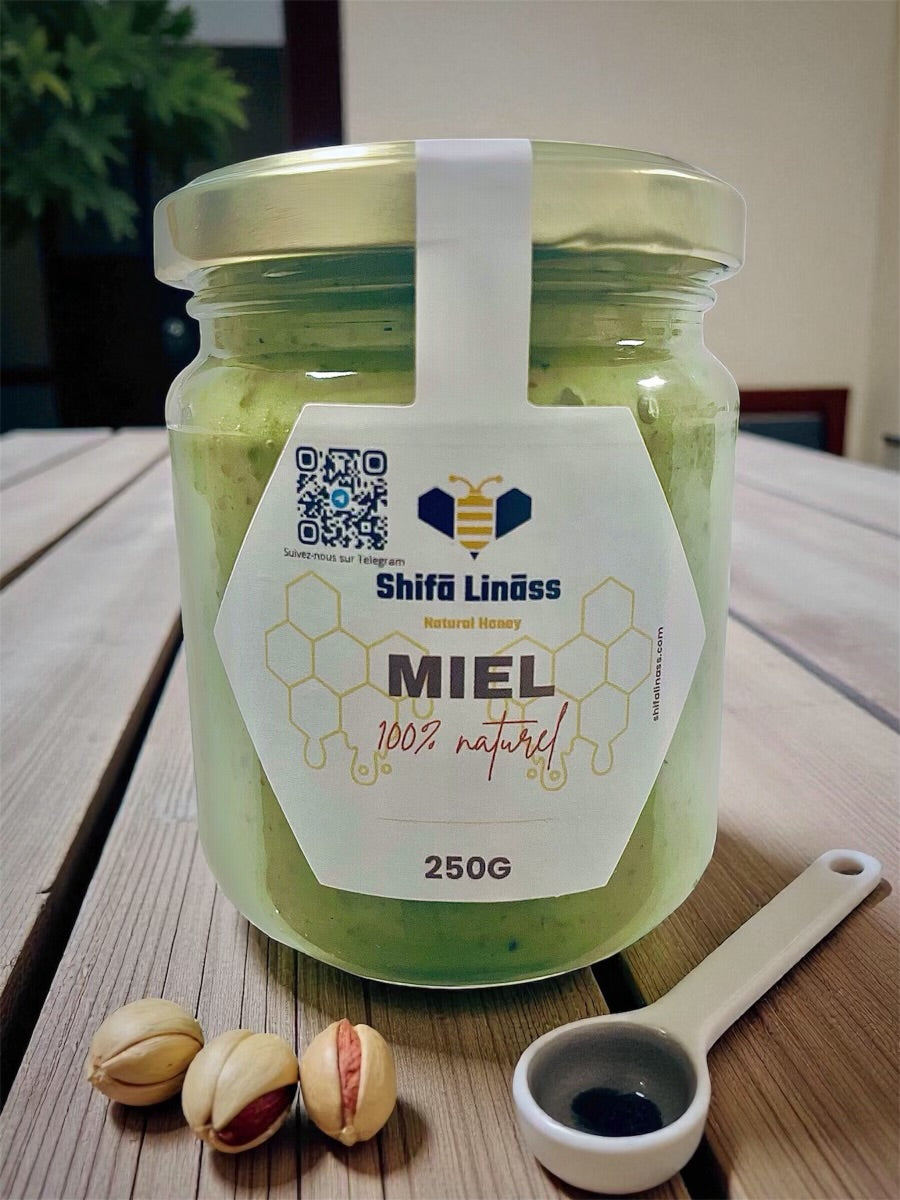 Miel aromatisé pistache 250g