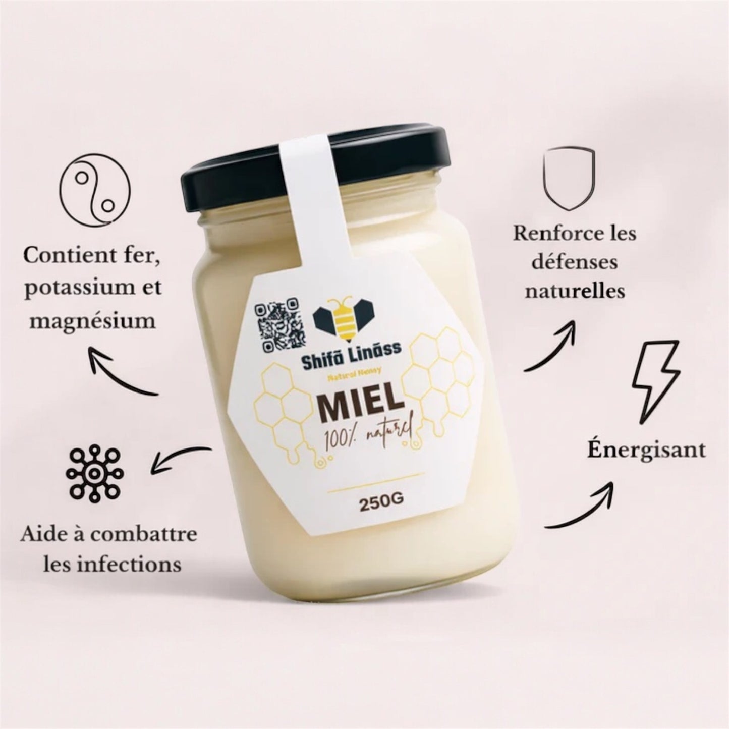 Miel Blanc du Kirghizistan 🇰🇬 250g