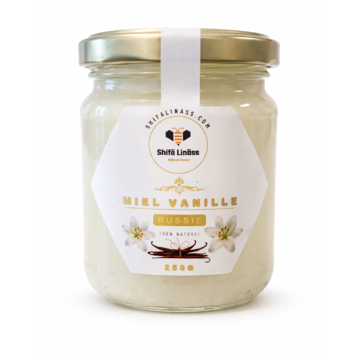 Miel aromatisé vanille de Russie 🇷🇺 250g