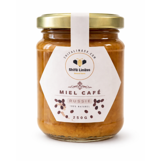 Miel aromatisé Café de Russie 🇷🇺  250g