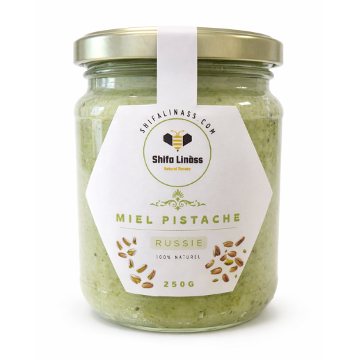 Miel aromatisé pistache de Russie 🇷🇺 250g